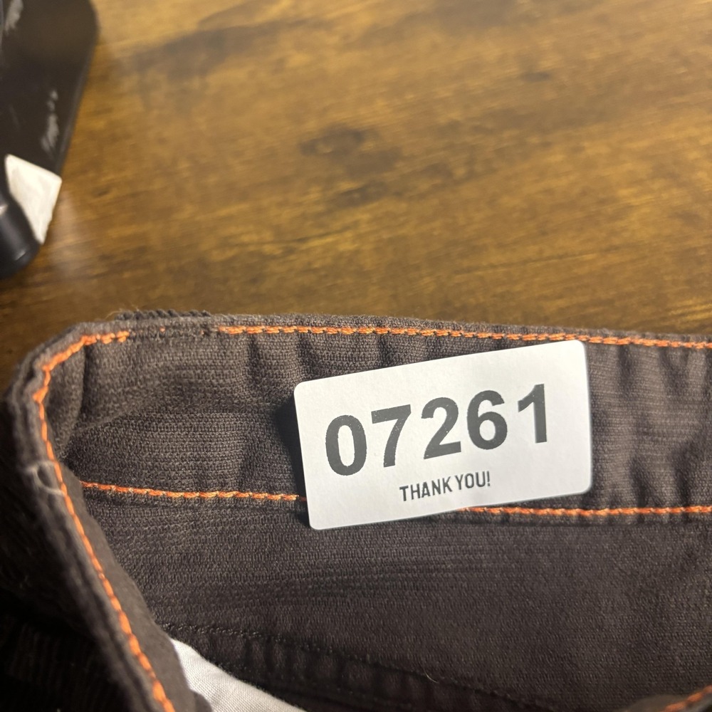 Eddie Bauer Fairline Corduroy Pants Mens 32x32 Brown Straight 5 Pocket NWT - Picture 13 of 13